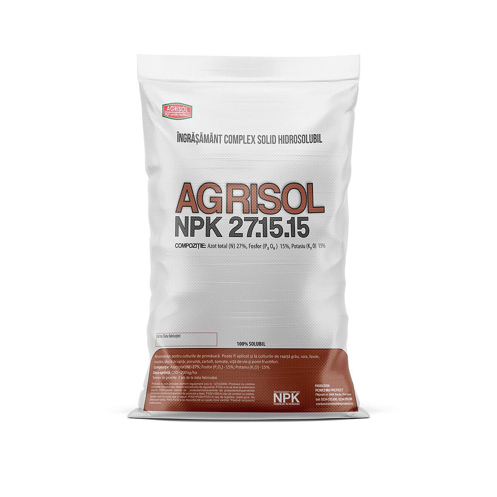 Îngrășământ AGRISOL 27.15.15 KNO3 (20kg)