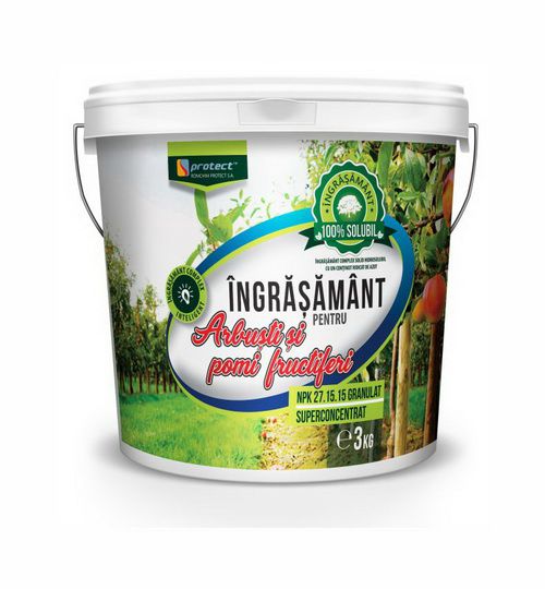 Ingrasamant pentru arbusti/pomi fructiferi (3kg)