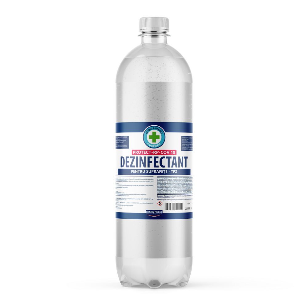 Dezinfectant pentru suprafete pe baza de alcool etilic 70%-PROTECT-RP-SEPT-1l