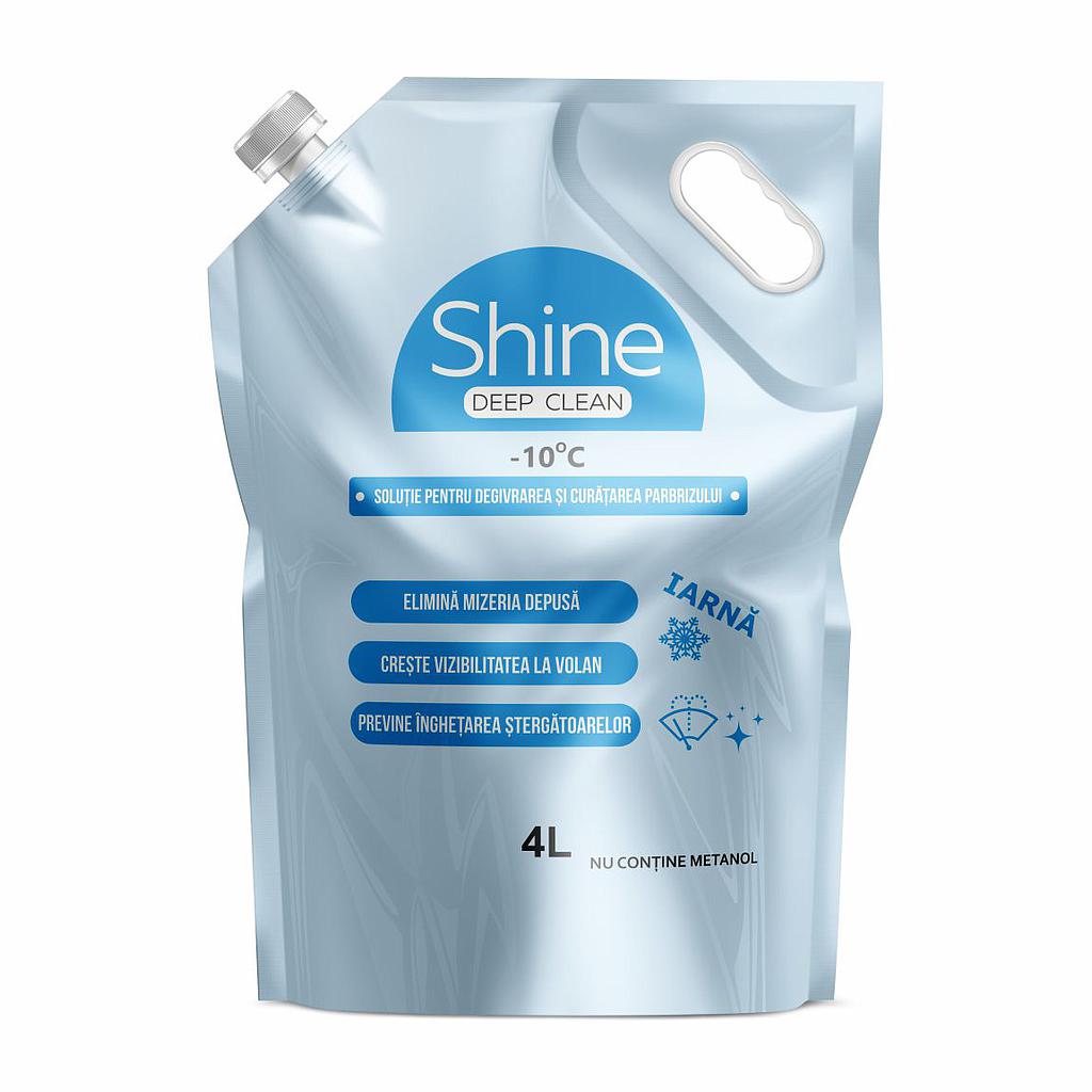 SHINE-lichid pentru degivrarea si curatarea parbrizului -10C (4L)
