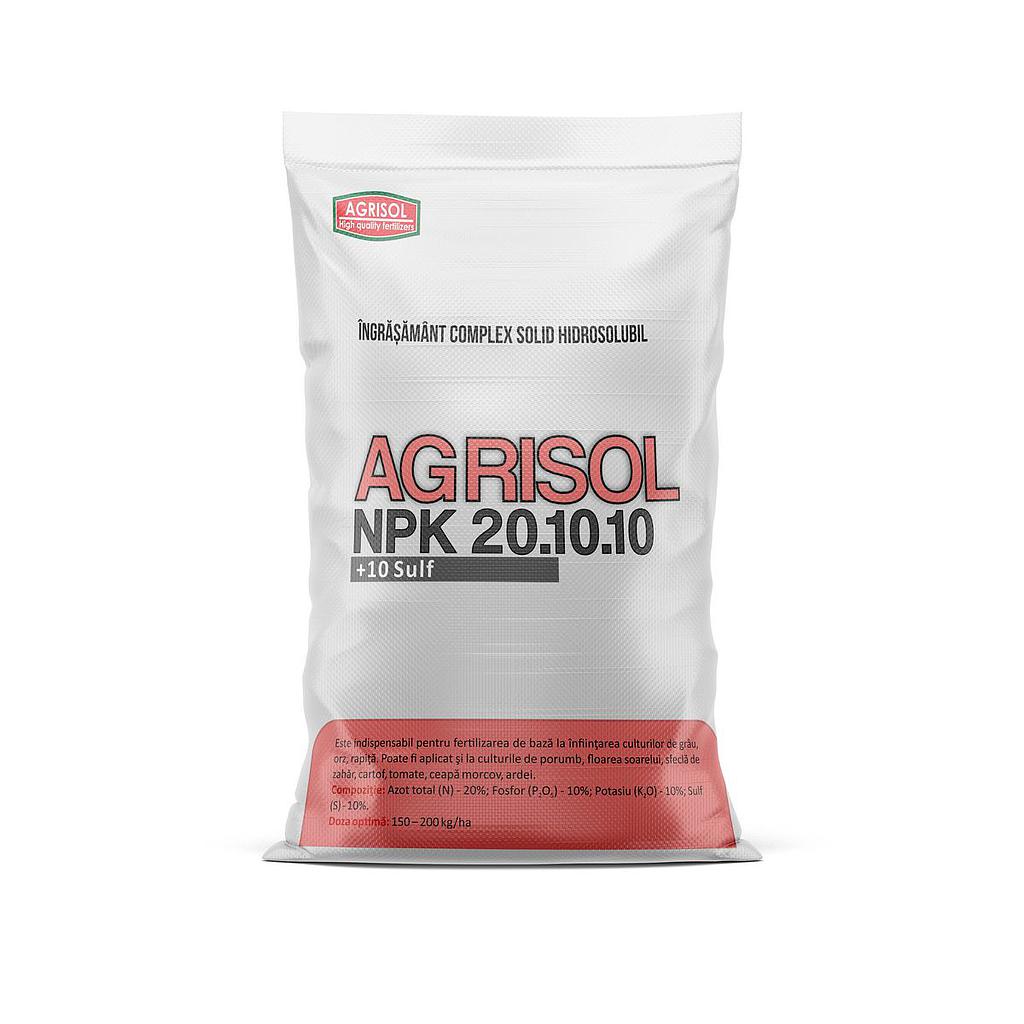 AGRISOL 20.10.10+10S (20kg) | Romchim